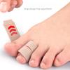 1PairToe Finger Straightener Hammer Tape Corrector Bandage Toe Separator Splint Wraps Foot Care Supplies