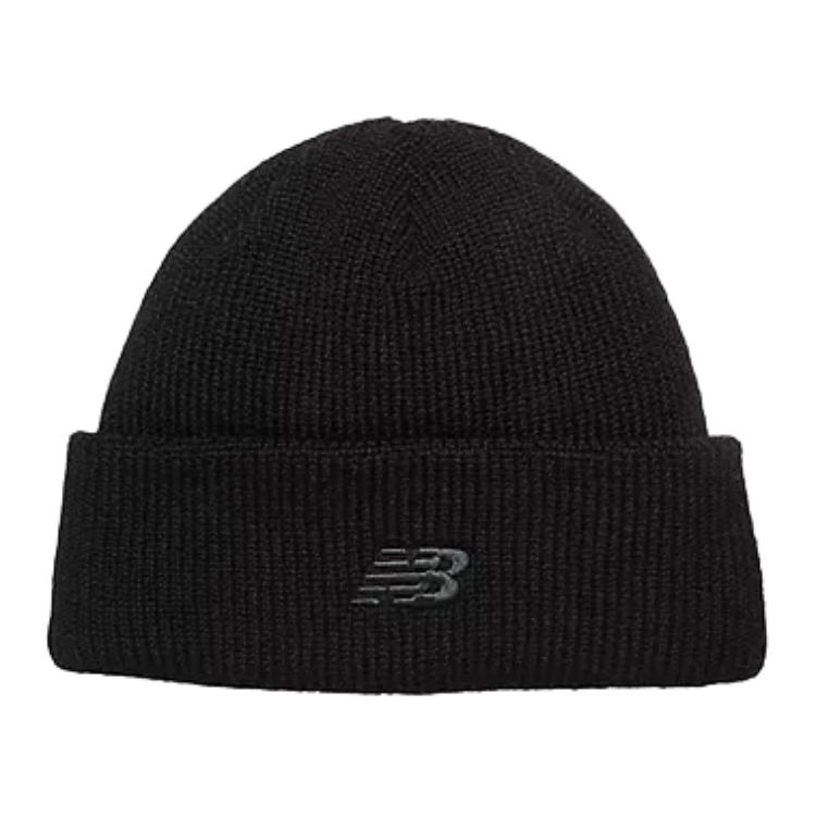 New Balance Beanies Unisex Black & Sport Gray LAH00543BK OSZ