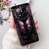 Soft Liquid Silicone Back Cover For Xiaomi Redmi Note 14 Pro Plus Phone Case Marble Gothic Style Bumper For Redmi Note 14 4G 5G