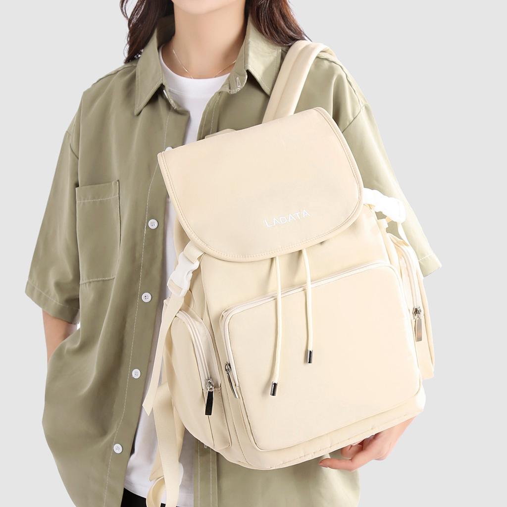Korean version ins wind college backpack women's niche lightweight nylon backpack women's fashion travel outdoor sports backpack