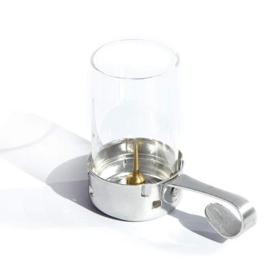 [For Graveyard Use] Medium-Sized Stone Lantern HolderCandle Holder. Simply Place It In the Stone Lantern At the Graveyard. The Glass Tube Protects