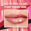 1Pc Glossy Shimmery Lip Gloss, Long-Lasting Hydrating Lip Stain with High-Color Pigment
