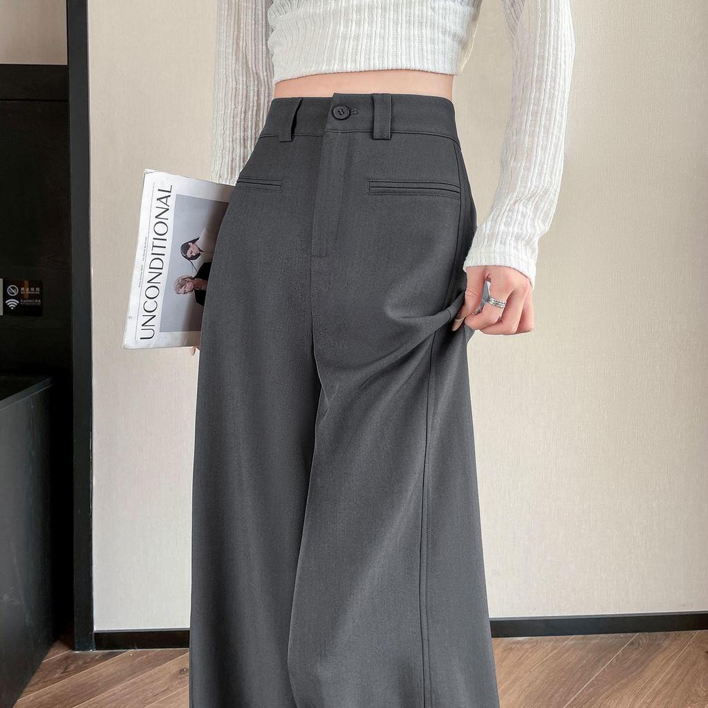 Women's 2025 Wide-Leg High-Waisted Slimming Drape Floral Floor-Length Pants