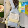 Style Student Backpack With Breathable Nylon For High School Girls And Boys