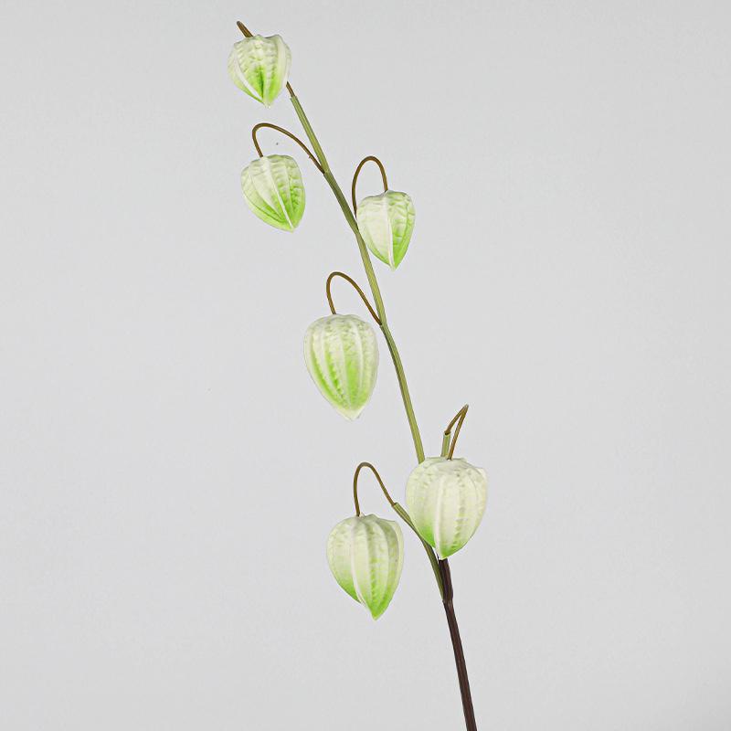 1 шт. 71 см Красивые искусственные цветы на длинном стебле Красные фонарики Шелковые цветы Домашняя вечеринка Свадебное украшение