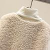 Women Autumn Winter Vest Coat Solid Sleeveless Faux Color Lamb Wool Waistcoat Short