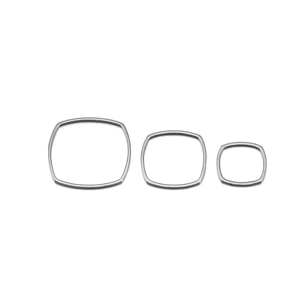 Stainless Steel DIY Pendant Frame for Jewelry Neckties