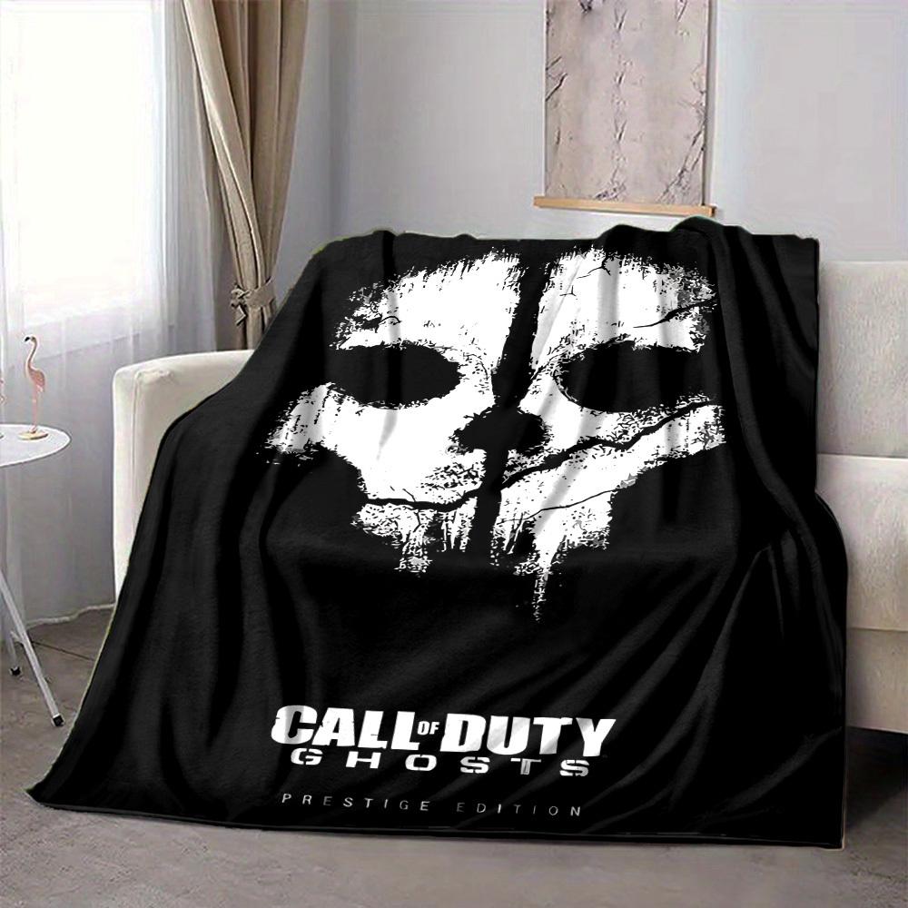 1pc Call of Duty Soft Comfortable Blanket Digital Print, All Season Multipurpose Knit Fabric Bedding, Office, Sofa Home Decor Blanket
