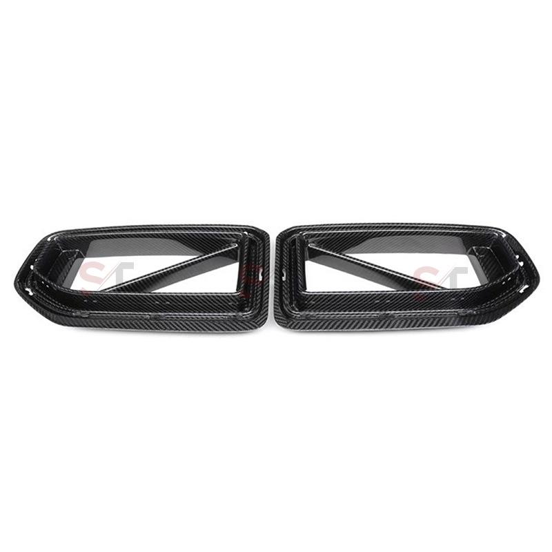 BMW M2 G87 Dry Carbon Fiber Front Bumper Air Intake Grille Vent Kit