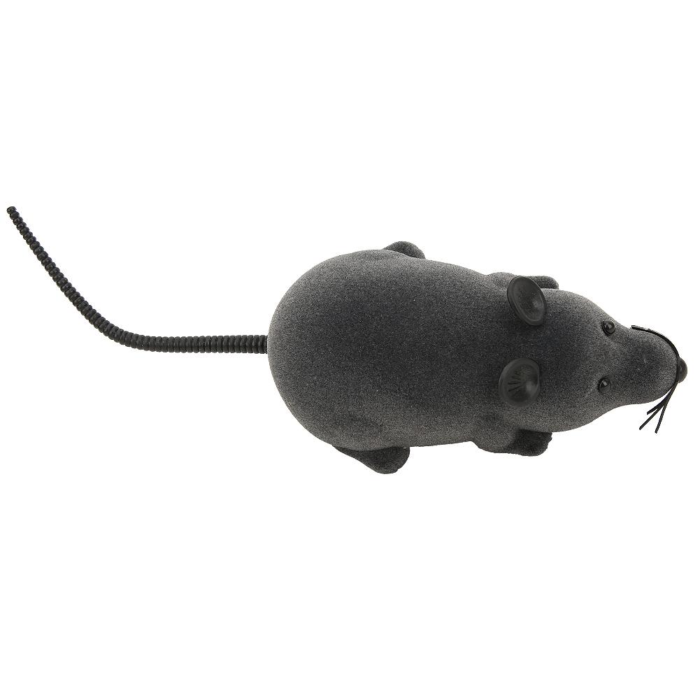 Remote Control Plush Mouse Mice Simulation Animals Pet Cat Toy Trick Playing Novelty Gift
