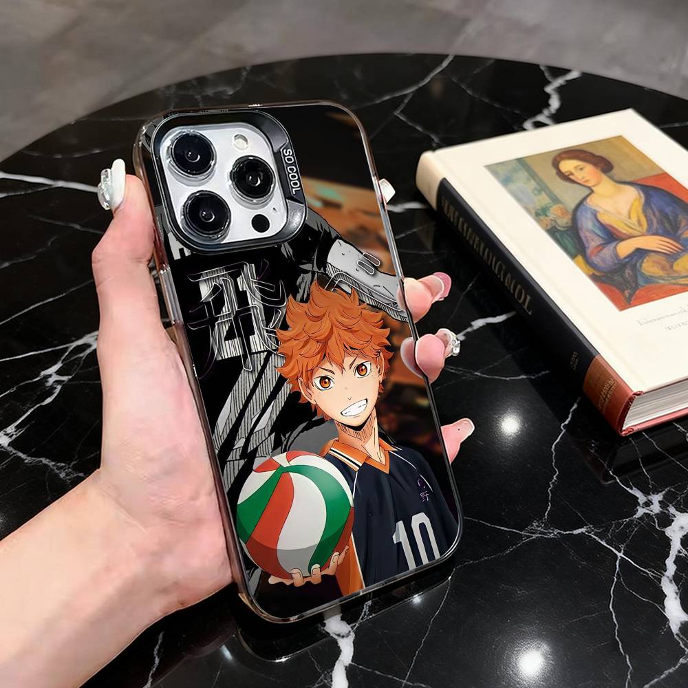S-Shoyo H-Hinata BOY H-Haik-yu Phone Case For iPhone 17,16,15,14,13,12,11 Plus,Pro Max,XS,Colorful Silver Phone case Funda Cover