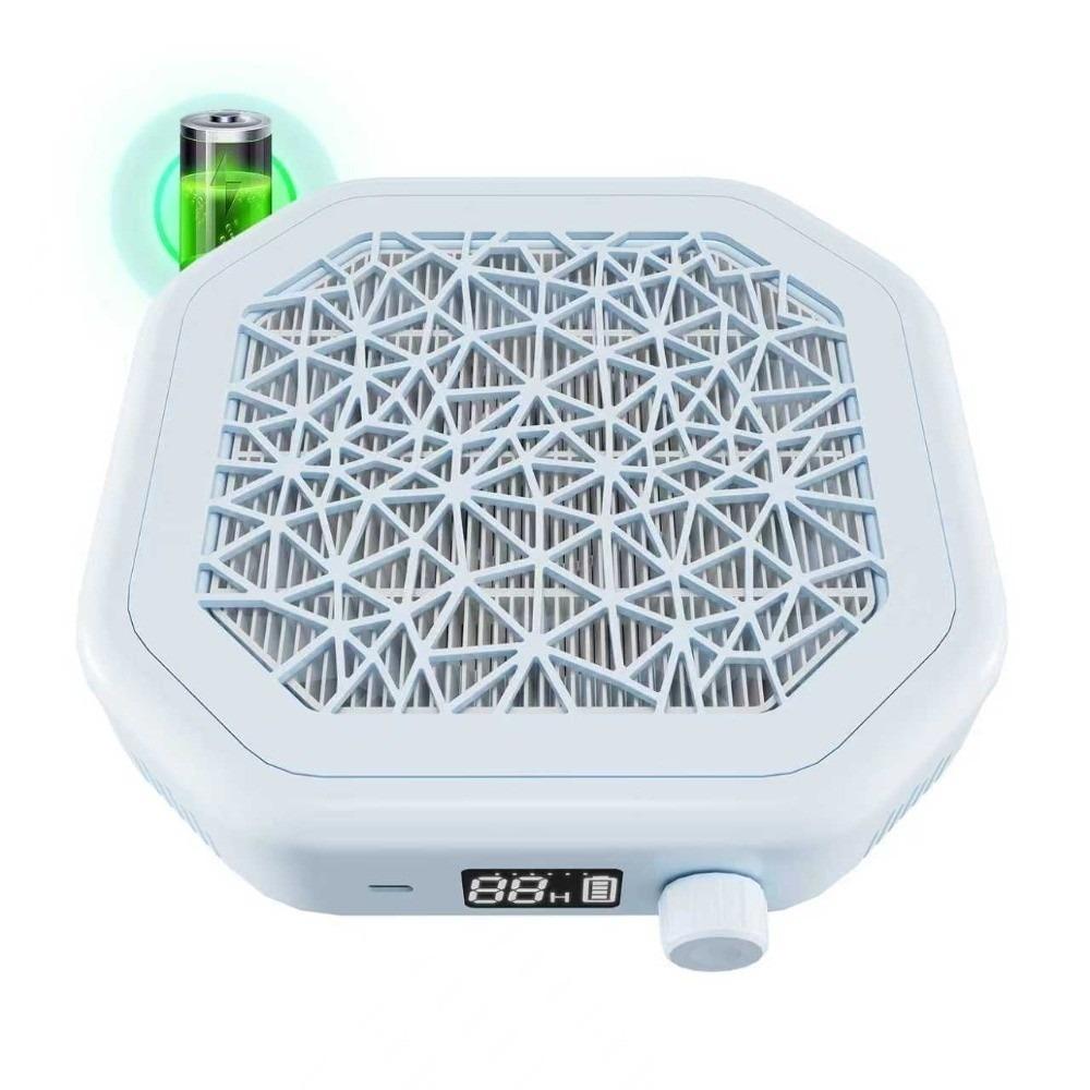 

High Efficiency Nail Vacuum Cleaner Reusable Filter Cordless Portable Dust Suction Home Nail Care