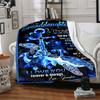 1PC Grandma Love Quotes Blanket, Throw For Sofa, Bed, Travel, Printing Blanket With Soft And Warm Fabric yy250918198
