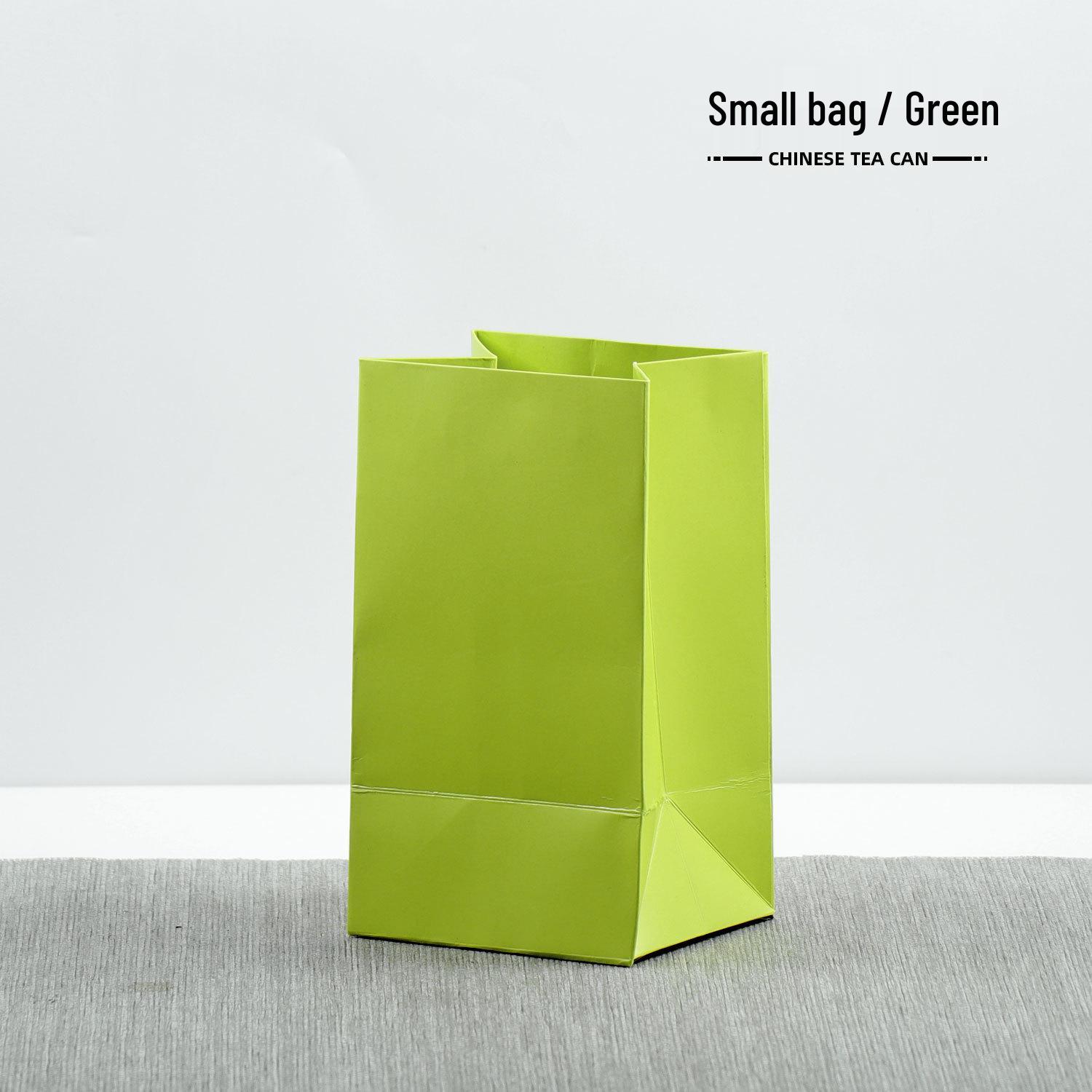 

Square Tinplate Tea Can for Longjing Green Tea - Empty Packaging