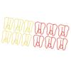 100PCS Paper Clips Metal Multifunctional Paper Memo Clip Portable Office Clips for Document