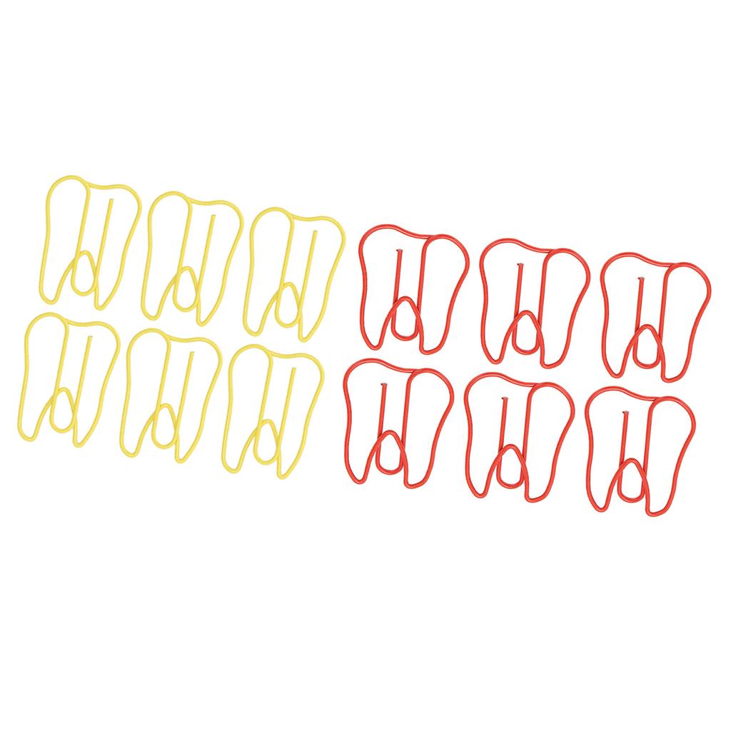 100PCS Paper Clips Metal Multifunctional Paper Memo Clip Portable Office Clips for Document