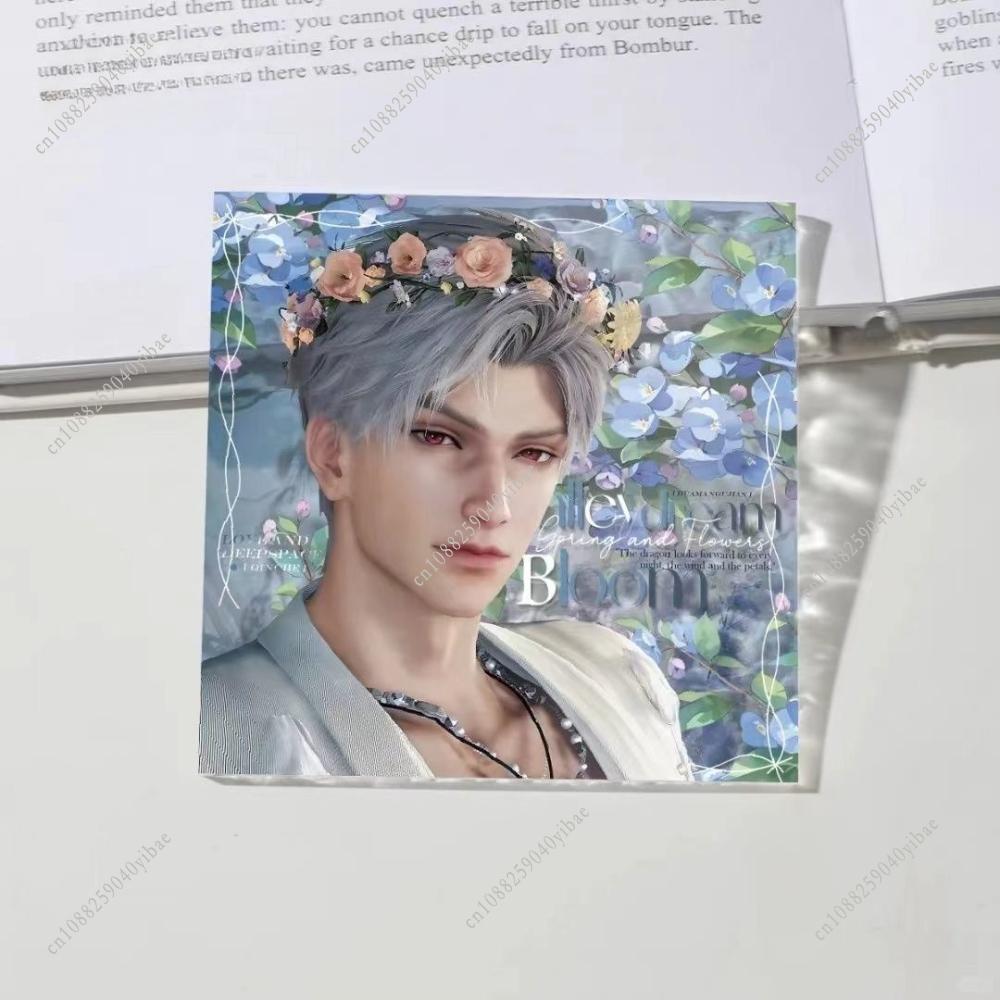 

Love and Deepspace Sylus Rafayel Zayne Xavier Caleb Water Ripple Acrylic Transparent Card Colorful Anime Cosplay Desk Ornament