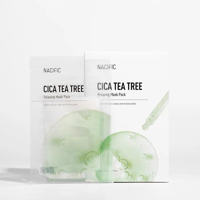 Nespic Cica Tea Tree Relaxing Mask Pack 10 Sheets