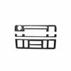 For BMW 3 Series E46 98-05 Carbon Fiber Console AC CD Panel Sticker Cover Trim