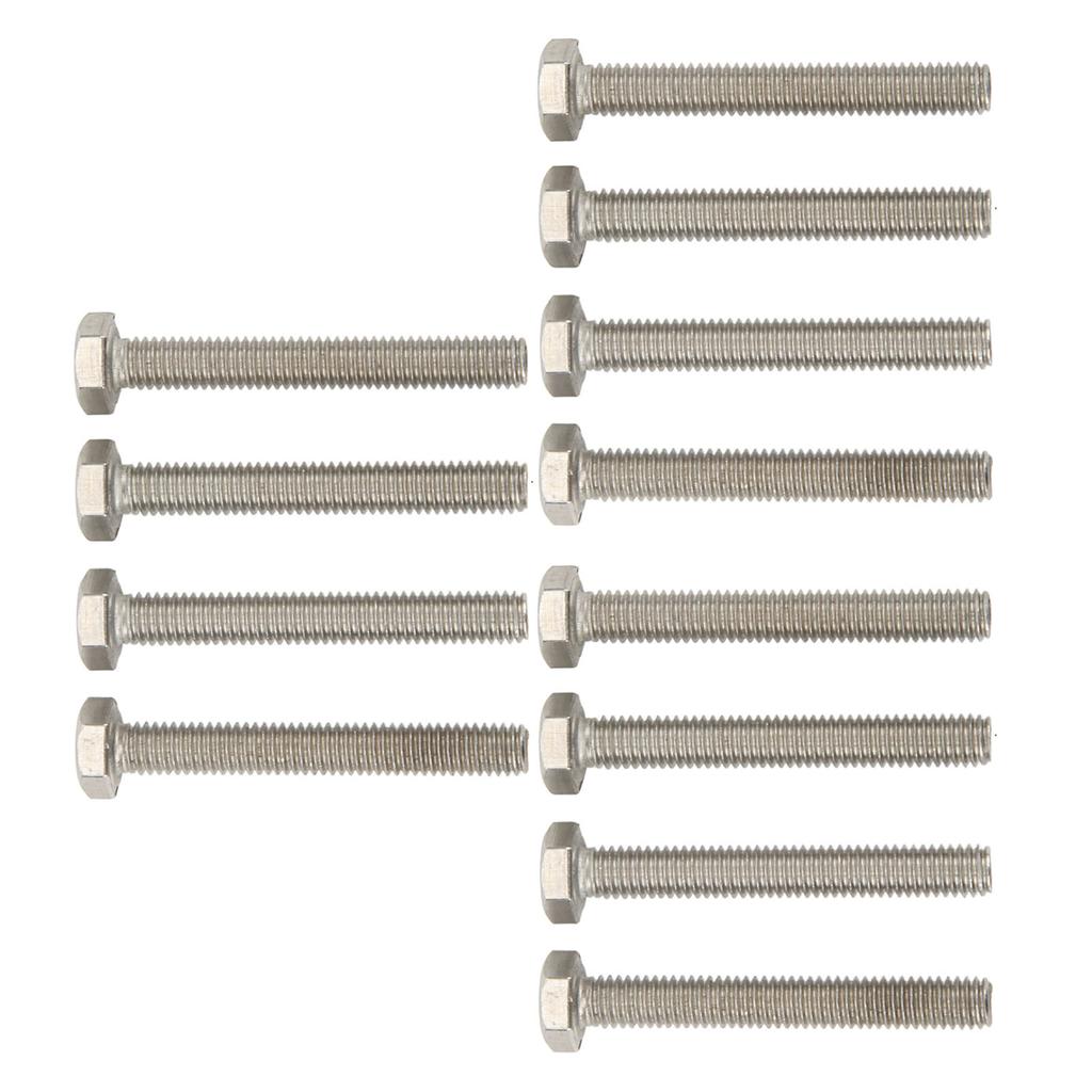 12PCS Marine Hex Socket Screw Stainless Steel High Hardness Pump Impeller Screw Bolt for Boat Repair