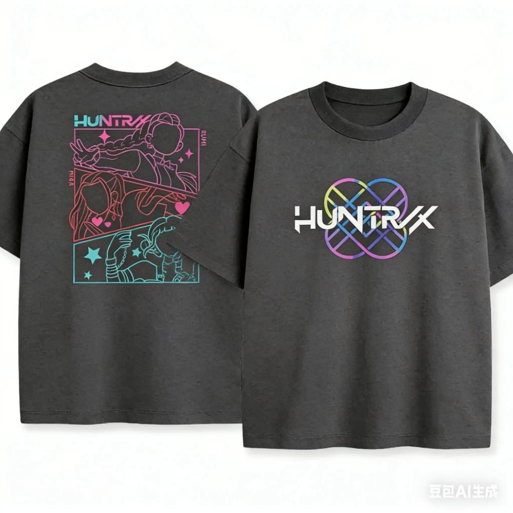 KPop Demon Hunters Graphic T Shirt Men Women Cotton Streetwear Short Sleeve 2026 Summer Mira Rumi Huntrx Print Fashion Tops