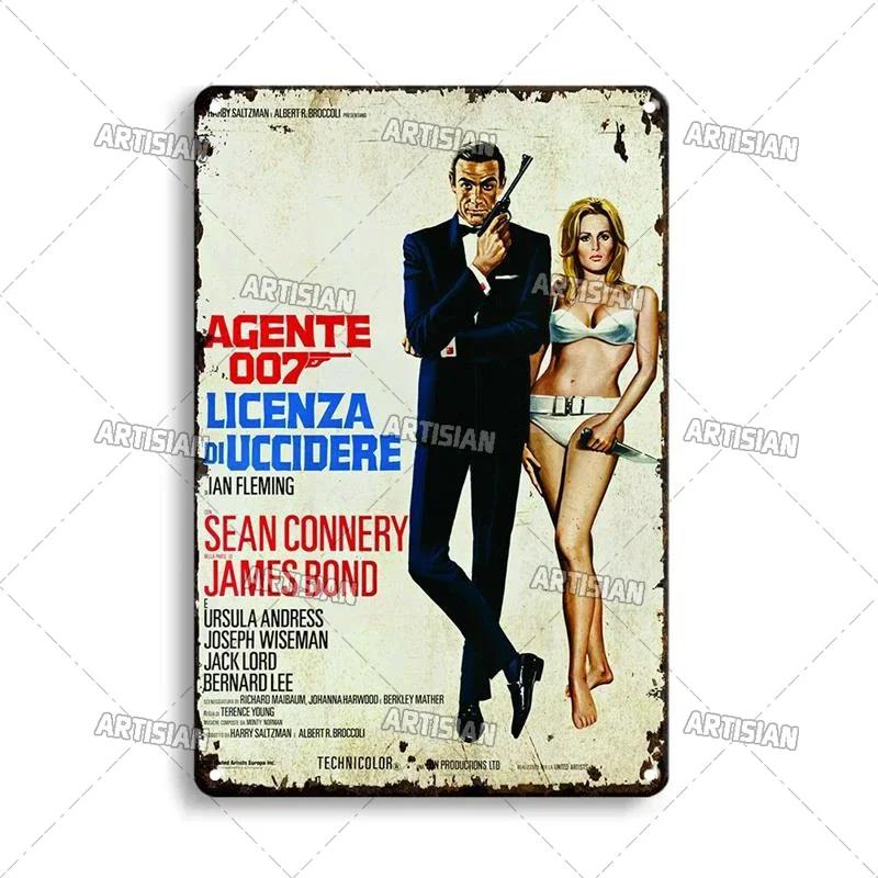 Movie Decorative Plate Rusty Metal Tin Sign Bar Home Club Industrial Decor Vintage Metal Plaque Film Poster Board Wall Signs