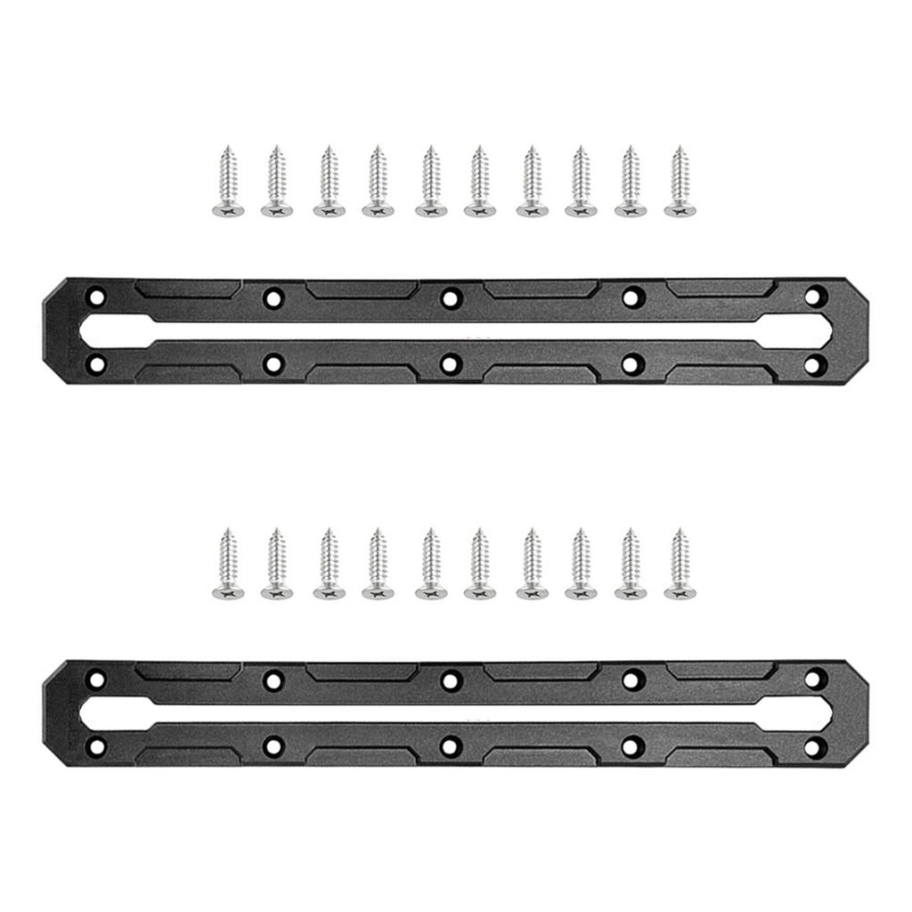 2set Kayak Slide Track Rails Bracket Kayak Accessories Mount Track Fishing Rod Holder Mounting Base Rack Easy To Use
