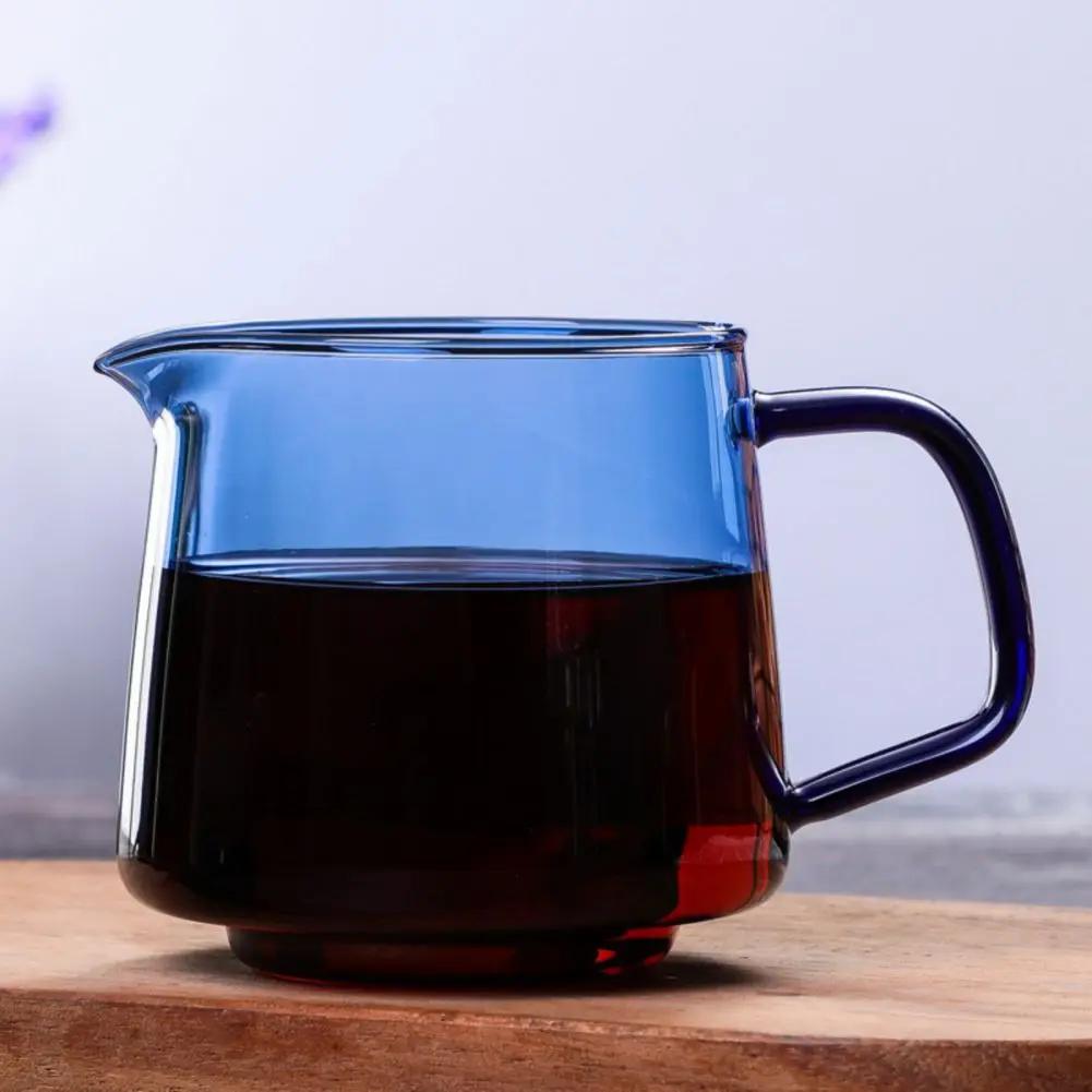 Clear Heat Resistant Glass Coffee Server 300ml 550ml Drip Coffee Pot Pour Over Carafe Milk Jug Tea Pot Kitchen Accessories (as the picture,300ML)