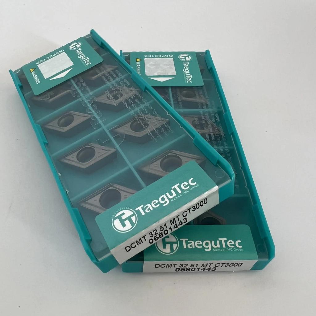 TaeguTec / DCMT 11T304MT CT3000 / Carbide blade 10 Pcs