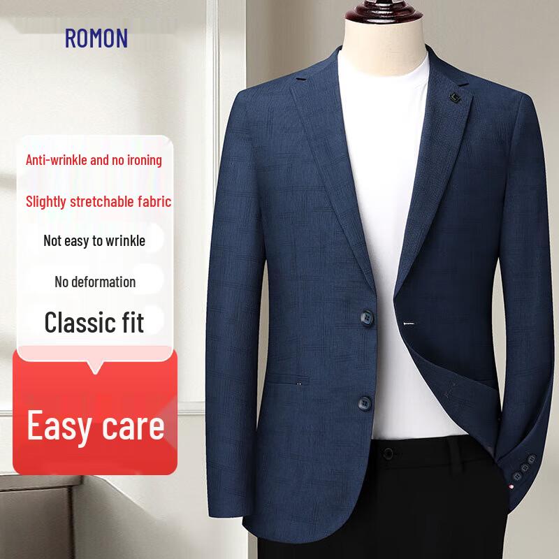 

Мужской деловой пиджак Luomeng с эластичной тканью 175