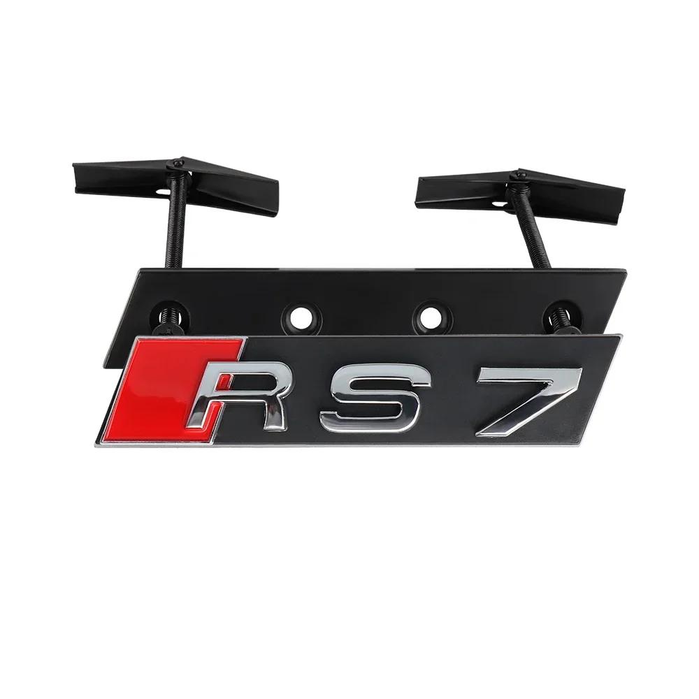 3D ABS RS3 RS4 RS5 RS6 RS7 RS8 Emblem Auto Frontgrill Abzeichen Tuning Zubehör für Audi A1 A3 8P A4 B5 B6 B7 B8 A5 A6 C5 C6 C7 S