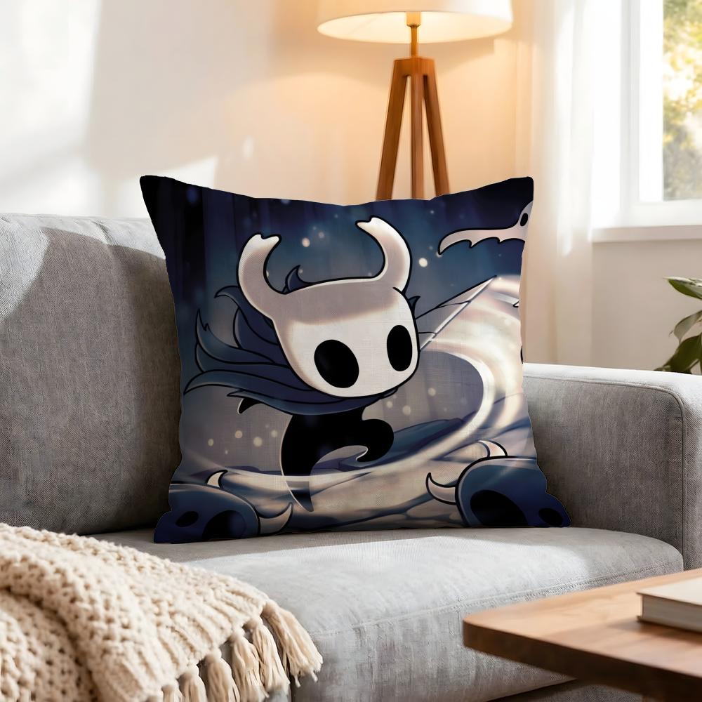 Game Hollow Knight Cushion Cover 1Pcs Decorative Covers Soft Cushion Case For Sofa Couch Decor 40X40 45X45 Pillowcases