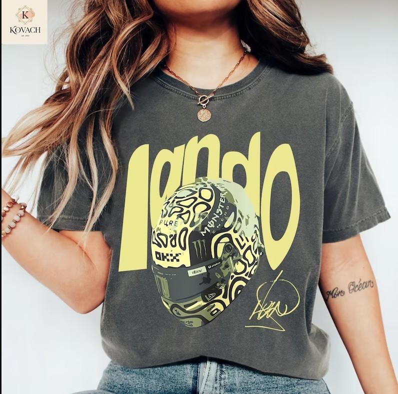 Vintage Lando Norris Shirt, Norris McLaren Limited T-shirt AN53665 Unisex T-Shirt XXXL
