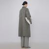 LESS 2023 Autumn Lamb Wool Straight Long Coat