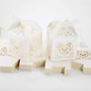 Ivory Heart-Shaped Wedding Candy Box for Chocolates