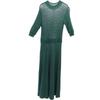 CELFORD unused 7 minutes sleeve knit Long dress 36 green Women Used