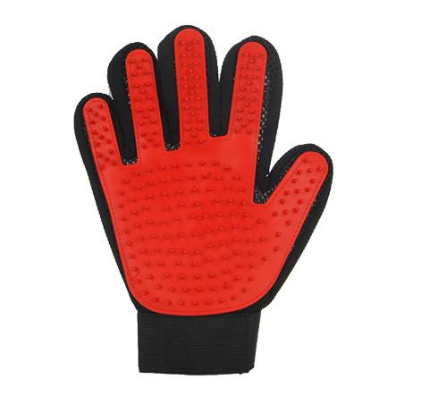 Safe Portable Rubber Pet Grooming Gloves Cleaning Brush Soft Bathing Supplies for Cats Dogs Removes Loose Hair Convenient