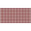 200Pcs Disc Red Sandpaper 1in 25mm Back Flocking Moisture Heat Protection Sanding Tools for Car Polishing80#