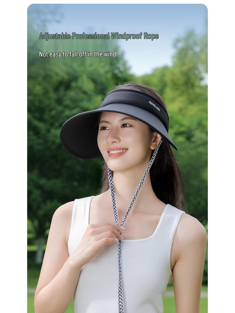 Women's Foldable Sun Hat with UV Protection, Large Brim for Outdoor Use, Model XMZ267
