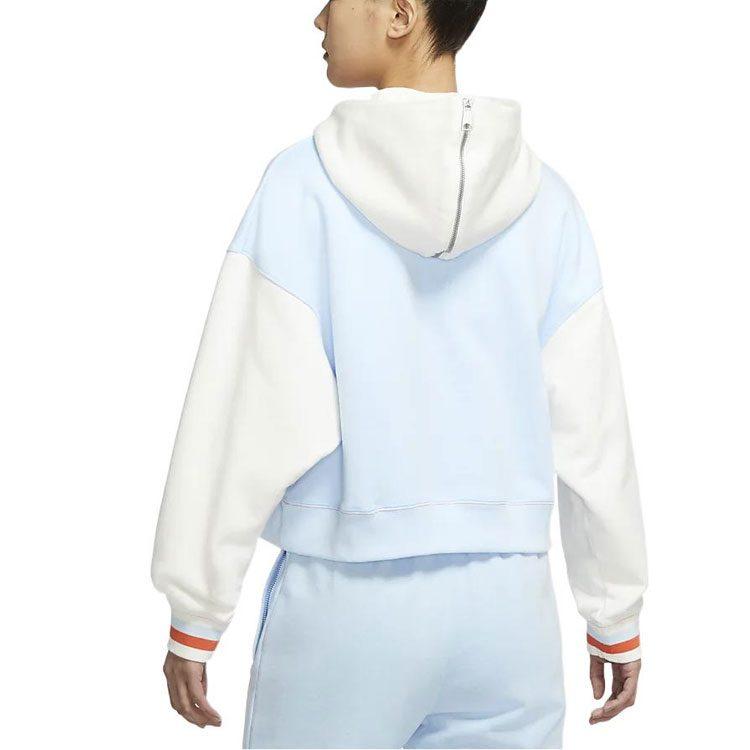 Jordan X Maison Chateau Rouge Women's Fleece Top Hoodie Blue DJ9763-447