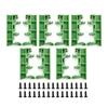 AAAA 5setS DRG-01 PCB DIN 35 Rail Adapter Circuit Board Mounting Bracket Mount Holder Mounting Bracket Mount Holder