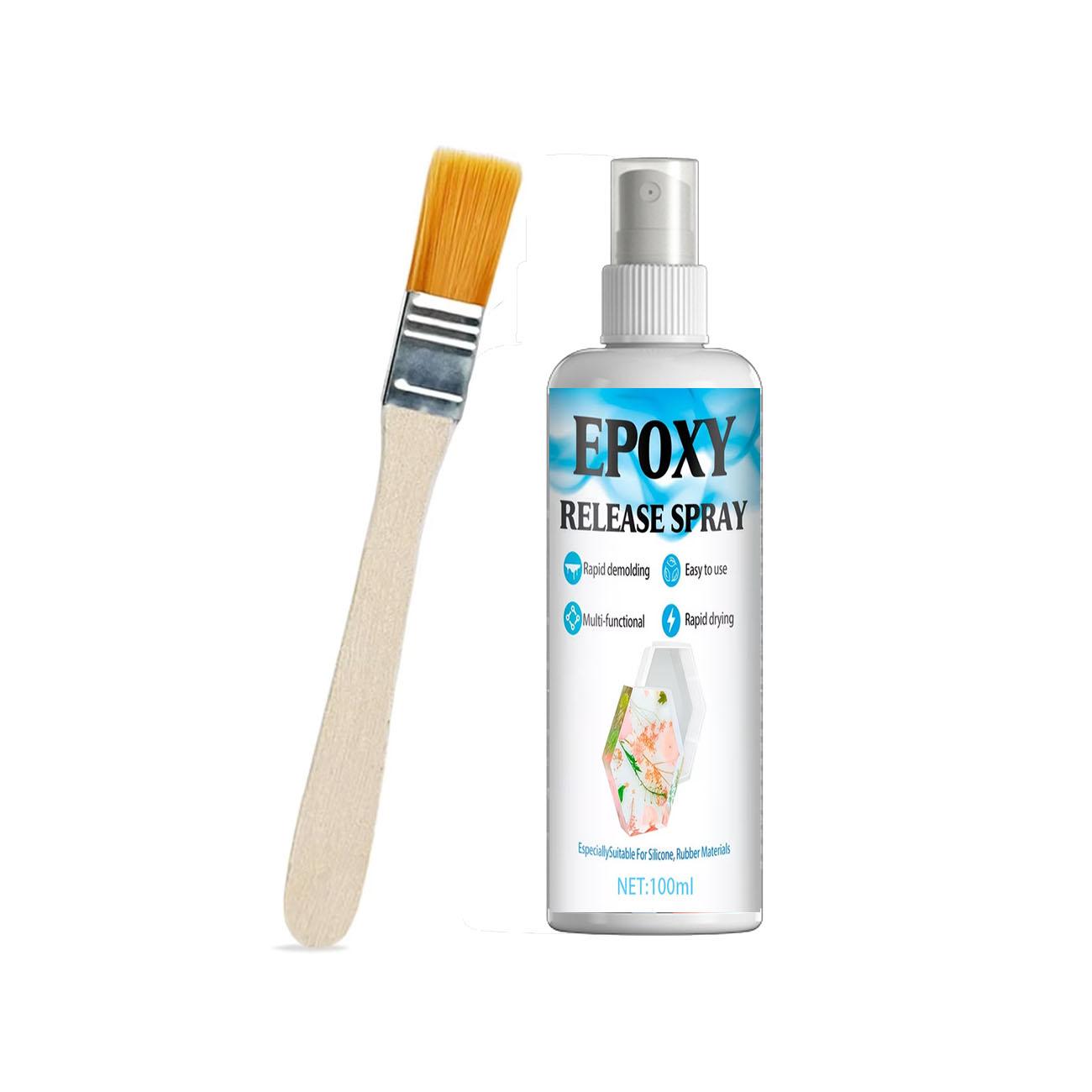 Epoxy Release Spray,Silicone Release Spray Strong Mould Fast Drying Non-Stick Release Extends Mould Life Easy to Clean Widely