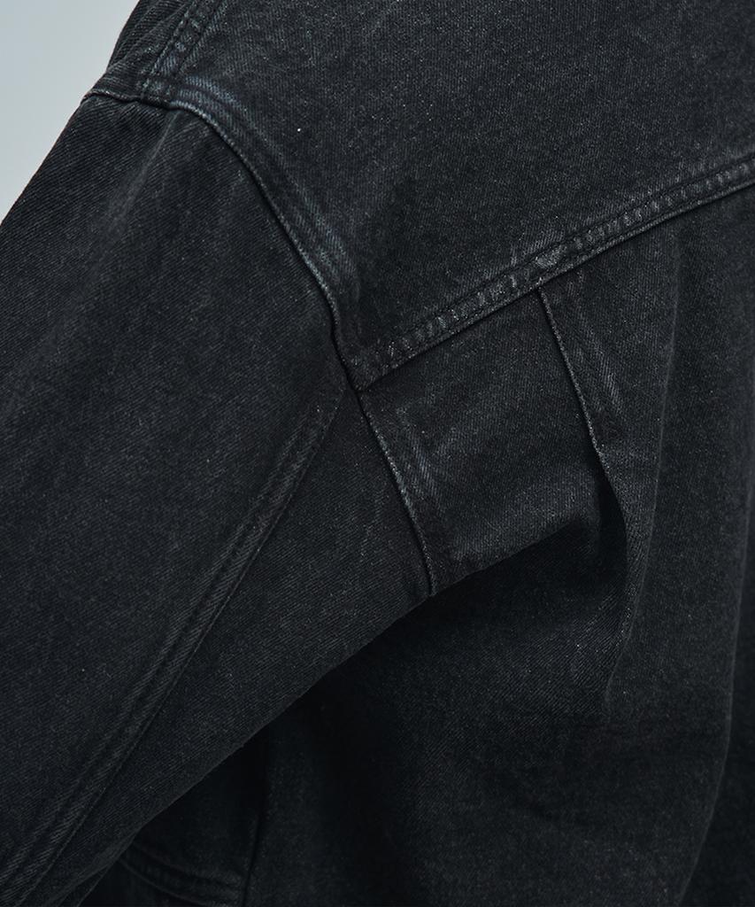 Maniamass Multi-Pocket Denim Fatigue Jacket (Rockchic Jk Bk)