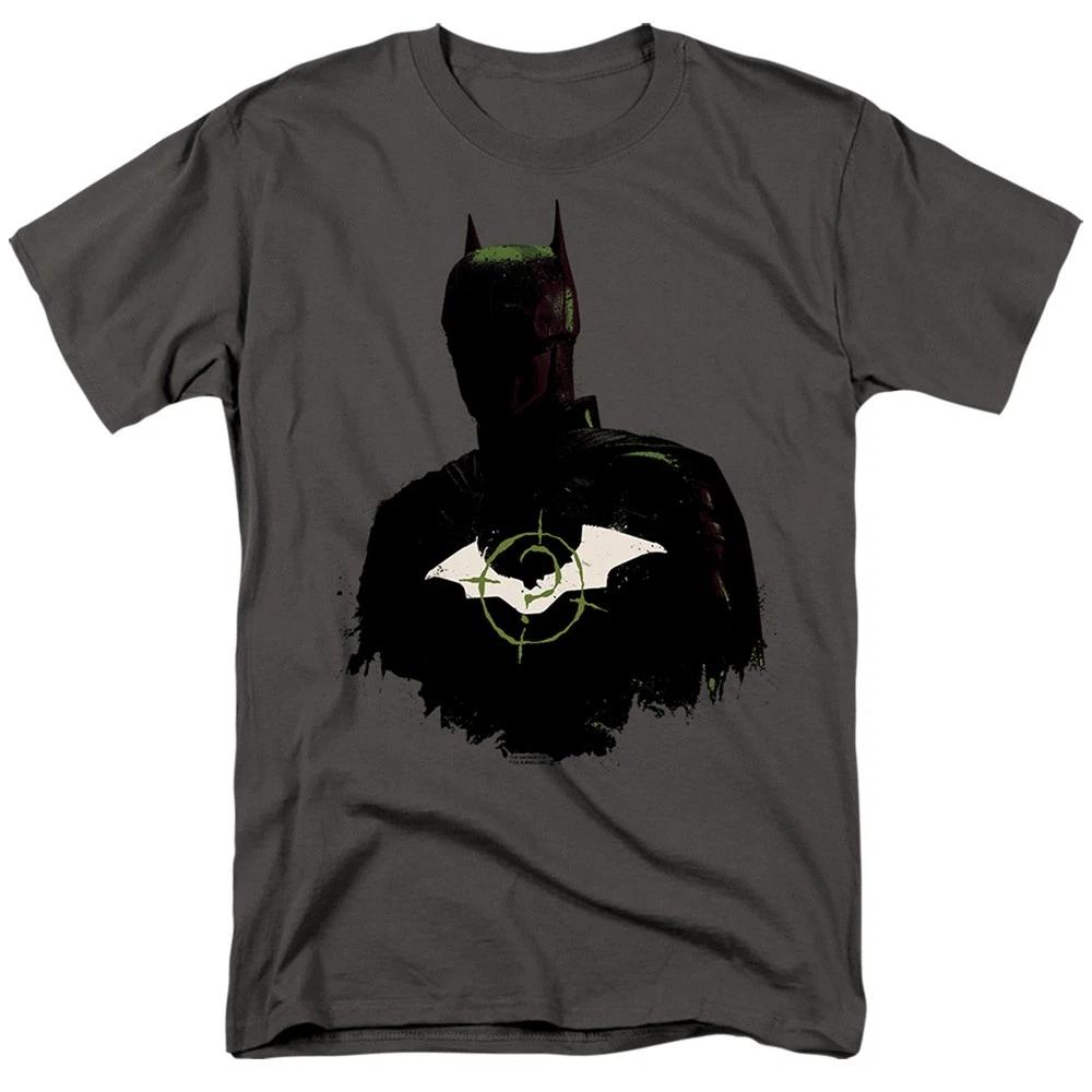 DC Comics The Batman Silhouette With Riddler Logo  Unisex Children s T-shirt Gray 110