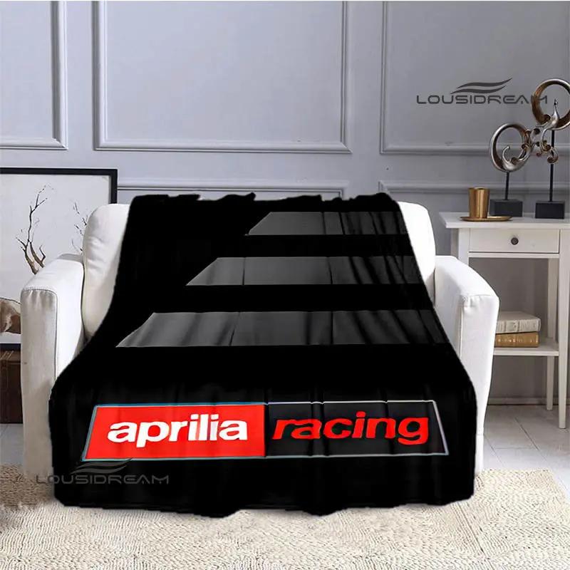 Aprilia Motorcycle Logo Printed Blanket Children's Warm Blanket Soft and Comfortable Blanket Home Travel Blanket Birthday Gift