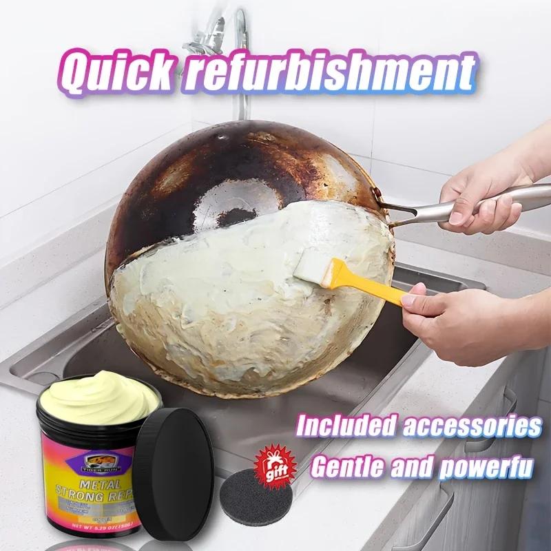 Metal Polishing Kit-Polishing Compound for Stainless Steel, Metal, Aluminum,chrome-plated Surfaces,etc.quickly Removes Scratches