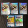 Used Very Good Condition Old Digimon Cards Omegamon Bo-211 3 Pieces War Greymon Metal Garurumon Total 5 Pieces Set