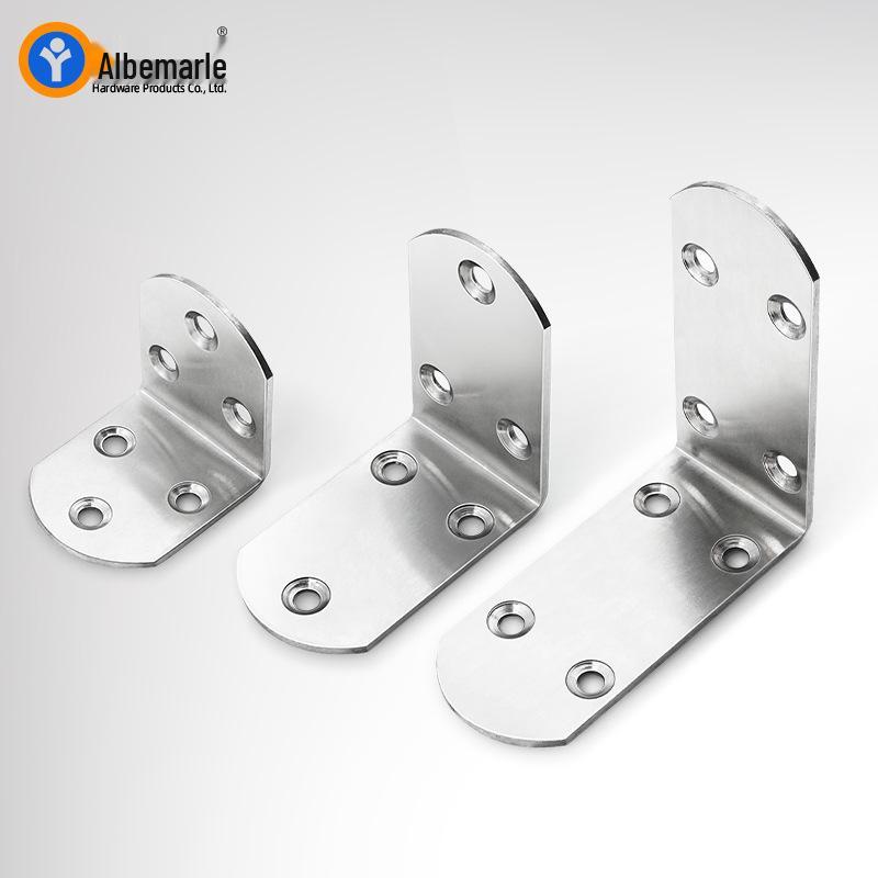 90° Thickened Stainless Steel L-Shaped Support Bracket