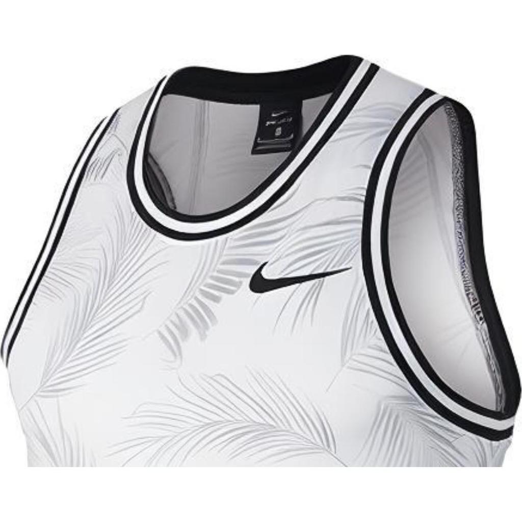 Nike Dri-Fit Dna Feather Print Breathable Basketball Tank Top Men Tops Grey White AJ3537-012