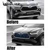 Stainless Trim for Toyota Highlander Kluger  2022 2023 Accessories Car Front Bumper Center Grill Decor Sticker